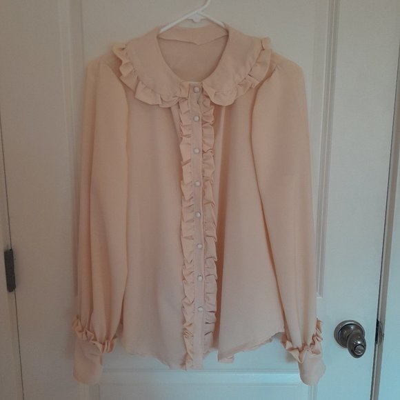 Four Handmade Summer Tops, size M-L - Picture 4 of 5